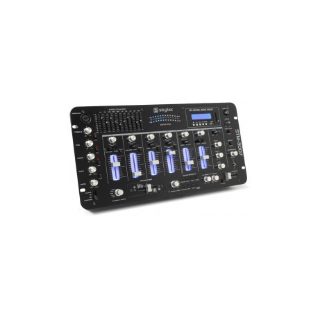 Bluetooth SkyTec STM-3007 SD / USB / MP3 Mixer 6 canaux / 19 / LED "
