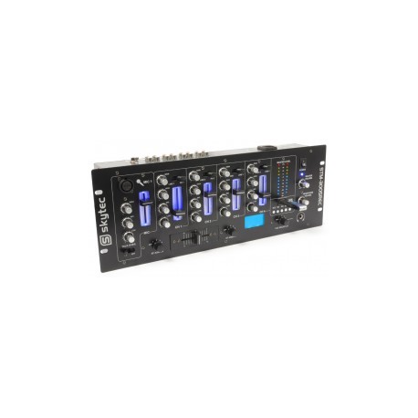 SkyTec STM-3005REC 4-Channel Mixer EQ USB / MP3 Record