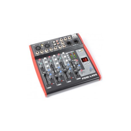 Power Dynamics	PDM-L405 Table de mixage 4 canaux MP3/ECHO