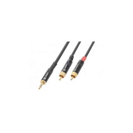 PD Connex	Cordon jack 3,5 mâle stéréo / 2 x RCA mâle, 6 m