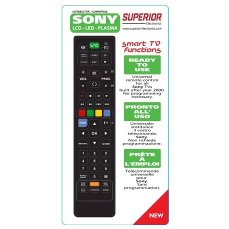 Télécommande Universelle pour Sony - LCD/LED/PLASMA