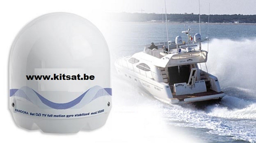 antenne satellite motorisée pour bateau