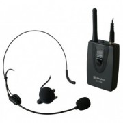 SkyTec	Ensemble émetteur de poche VHF avec micro cravate et micro serre-tête 201,400 MHz