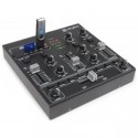 SkyTec	STM-2250 Mini table de mixage 4 canaux USB MP3 Effets Sound
