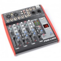 Power Dynamics	PDM-L405 Table de mixage 4 canaux MP3/ECHO