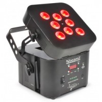 BeamZ Professional	Wi-Par Projecteur 8x LEDs 3 W Tri-color, batterie, 2,4GHz DMX