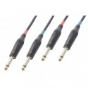 PD Connex	Cordon 2x jack 6,35 mâle mono / 2x jack 6,35 mâle mono, 5 m