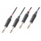 PD Connex	Cordon 2x jack 6,35 mâle mono / 2x jack 6,35 mâle mono, 5 m