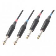 PD Connex	Cordon 2x jack 6,35 mâle mono / 2x jack 6,35 mâle mono, 5 m