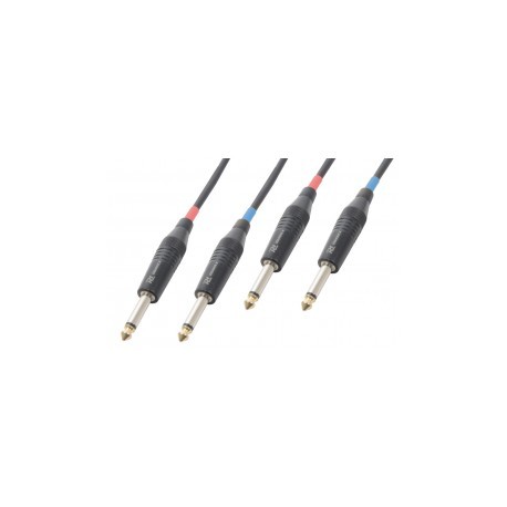 PD Connex	Cordon 2x jack 6,35 mâle mono / 2x jack 6,35 mâle mono, 5 m