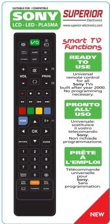 Télécommande Universelle pour Sony - LCD/LED/PLASMA